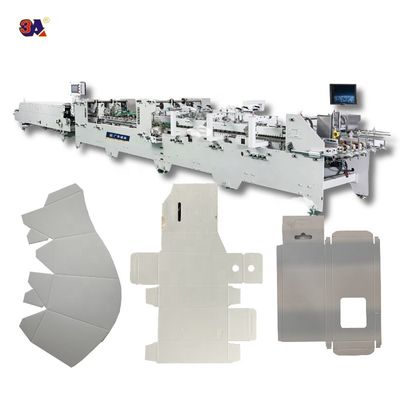 Kartonfalten Kleber Halbautomatische Ordner Kleber Maschine für Box Kleber Maschine 380V3P