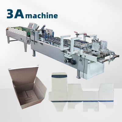 Mini-PLC-gesteuerte Ordner-Klebmaschine für Kleinkarton-Falt- und Kleblösungen