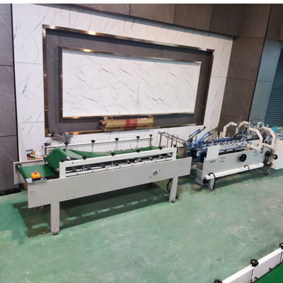 230 m/min Arbeitsgeschwindigkeit Halbautomatische Folderaufklebermaschine Mini Box Folderaufklebermaschine