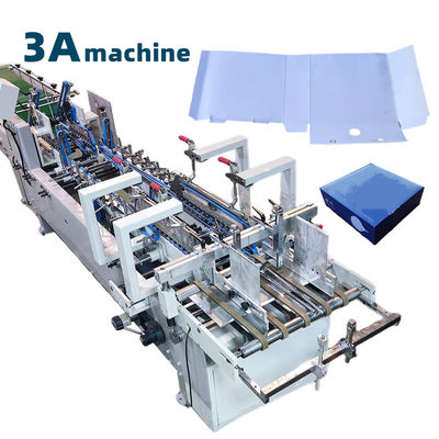 3ACQ 580E Folder Gluer Glue Folder Maschine mit Video Feedback auf die Produktion Fortschritt