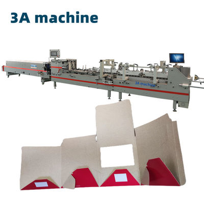 350 mm Max. Arbeitsbreite Mini Box Folder Klebe-Maschine mit Unterverschluss und Seitenklebstoff