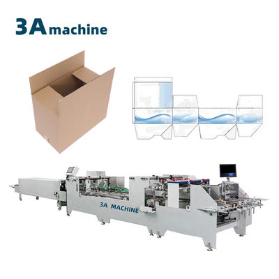 3500 KG Doppel-automatische Papier-Fütterung Klebmaschine für 2-3 Schichten Wellpappe
