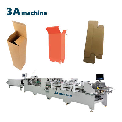 Unteren Schloss und Seitenklebstoff Zigaretten Papierbox Klebe-Maschine mit 250g-650g Karton
