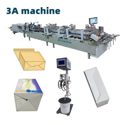 7.5KW CQT-900 Erweiterte automatische Schachtel Klappklebermaschine für Kundenanforderungen