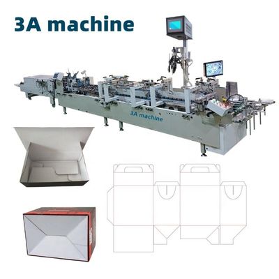 Schnelligkeit Automatischer Folder Gluer LSX für Kartonpapier 250g-650g/Golfpapier E 300m/min