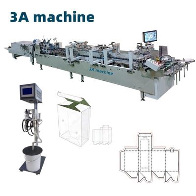 PLC-gesteuerte CQT-900 Automatische Kartonfalten- und Klebe-Maschine für Hardcover-Boxen