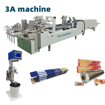 Bequeme CQT-800 Aluminiumfolie und Zinnfolie Verpackungskiste Klappklebermaschinen