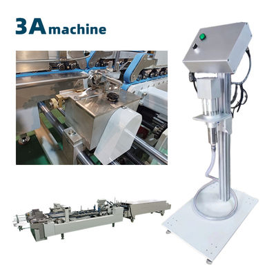 Einfache Bedienung PLC Kernkomponenten CQT-Automatische Klebmaschine für Box-Folder-Kleber