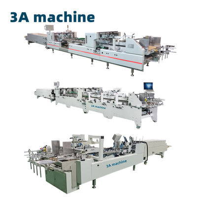 Profi-Pneumatische Faltklebmaschine für 4/6 Ecke Box angetrieben Typ Pneumatisch