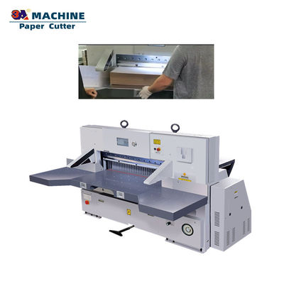 237x137x187cm Größe QZYK92 Seite an Seite programmbestützte Papierschneider mit 50 m/min Geschwindigkeit