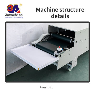 Einfache Bedienung 850 Folder Gluer Maschine für weltweite Agentur Suche Agentur weltweit