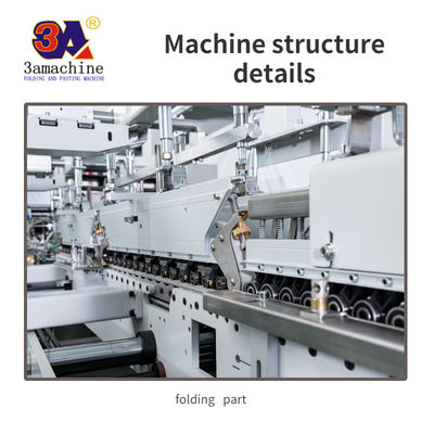 3500 kg Papierfaltenmaschine zur Herstellung von automatischen Kartonboxen