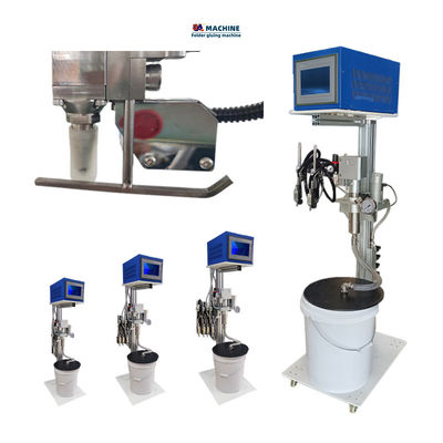 Maximalgeschwindigkeit Pneumatisch angetriebene 3A-CQ-4 Papierklebmaschine mit kaltem Kleberrollensystem