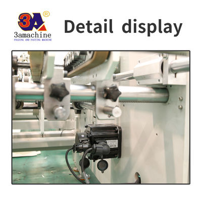 PLC-gesteuerte 3A Kartonmappenklebmaschine für die automatische Boxproduktion