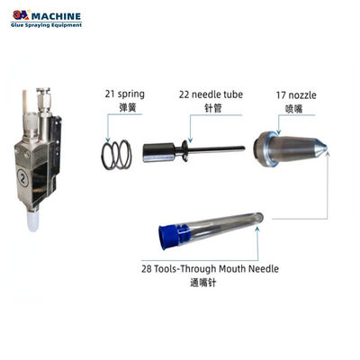Versatile 2-6 Pistolen Klebmaschinen Ordnerklebstoff mit Nespresso Cold Glue Roll System