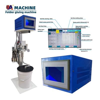Versatile 2-6 Pistolen Klebmaschinen Ordnerklebstoff mit Nespresso Cold Glue Roll System