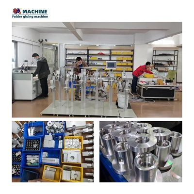 6 Kanäle 1 Kanone Automatische Mini Box Klappklebermaschine mit Druck 2-8Bar