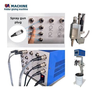 Umschlagmachine 3ACQ3 6 Kanäle 3 Geschütze Hot Melt Folder Klebmaschine