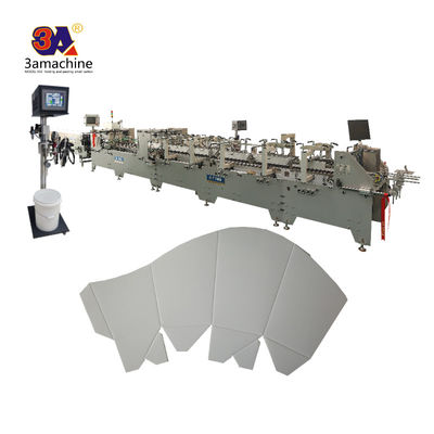 Maximale Papierbreite 1 1300 mm Produktion von Einseitigen Kisten Klebe-Maschine