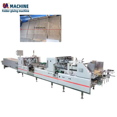 CQT1500 Walzschachtel-Folder Gluer Seitenaufklebung für die Geschwindigkeit Automatisches Falten und Kleben