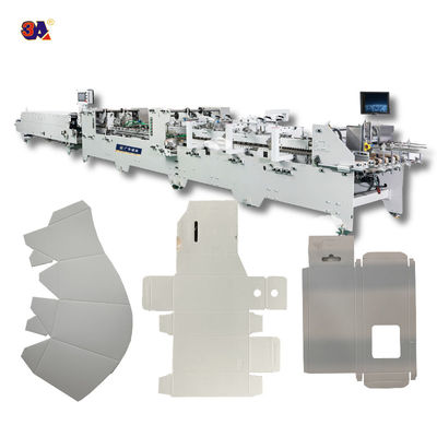 Einseitige Haken-Boden-Box-Paste-Maschine mit 3500 KG Kapazität und Spannung 380