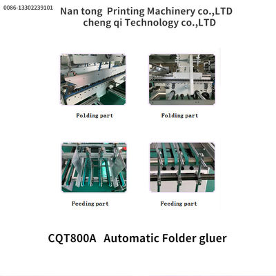 CQT/800A Automatische Ordner-Gluer-Box-Machmaschine 1600 KG Automatische Qualität Automatisch