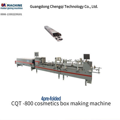 Verbessern Sie Ihren Verpackungsprozess mit der CQT-800 vorgefalteten Kosmetik-Box-Herstellmaschine