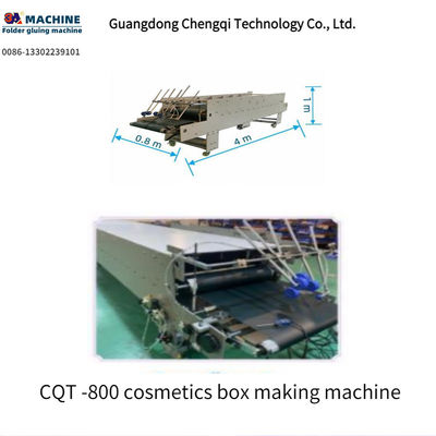 Verbessern Sie Ihren Verpackungsprozess mit der CQT-800 vorgefalteten Kosmetik-Box-Herstellmaschine