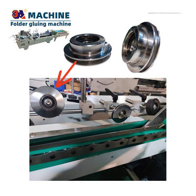Automatische Schachtelklappmaschine Leimmaschine Zubehör Druckschleifer für Papierverpackungen