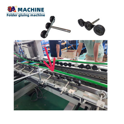 Automatische Klebmaschine für das Falten und Einfügen von Ersatzteilen