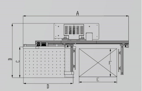 Sicherer CQT-LD-GF-2 Intelligentes Schneidnetz-Serie Papierausladen für einen stabilen Betrieb
