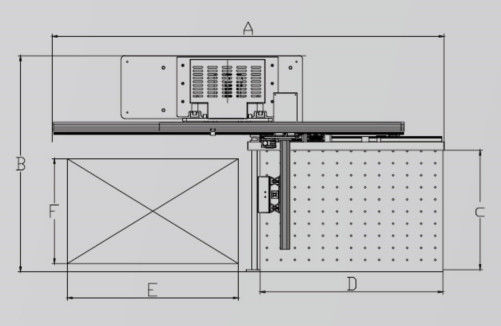 Sicherer CQT-LD-GF-2 Intelligentes Schneidnetz-Serie Papierausladen für einen stabilen Betrieb