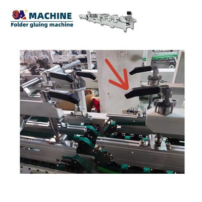 Automatische Schachtelklappmaschine Kleberteile für 18cm*15cm*10cm Schachteln Zustand