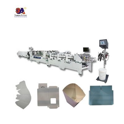 Kartonfalten Kleber Halbautomatische Ordner Kleber Maschine für Box Kleber Maschine 380V3P