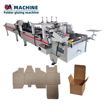 Automatische Mini-Kugelbox-Folder Gluer-Papierformmaschine Klappmaschine Klebmaschine