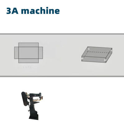 CQT-TJ Manuelle steife Papierbox Eckband Klebmaschine Boden Haken Ordner Kleber