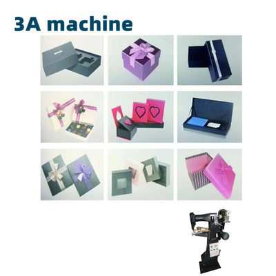 PLC-Kernkomponenten CQT-TJ Manuelle starre Papierbox Eckband Klebmaschine Ordnerklebstoff