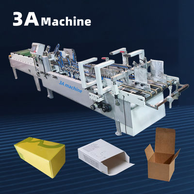 3ACQ-580D Automatischer Folder Gluer mit Gurtmaschine Einfach zu bedienen und halbautomatisch