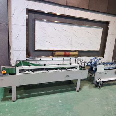 3ACQ-580D Automatischer Folder Gluer mit Gurtmaschine Einfach zu bedienen und halbautomatisch