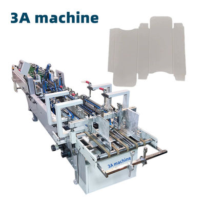 High Speed Folder Gluer Machine für Karton 250g-650g Kisten Papiermaterial
