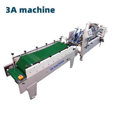 3ACQ 580D Food Box Pasting Machine Folder Gluer Gürtel Papiermaschine