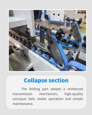 PLC-Steuerung automatische Schachtel Falten und Kleben Maschine 380V Zh700d