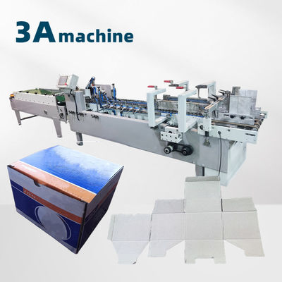 1100 Modell Automatische 46 Ecke Ordner Gluer Press Semi-Auto Ordner Gluer Maschine mit PLC
