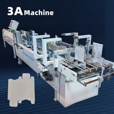 6 Eckbox-Folder Gluer-Maschine für die halbautomatische Zigarettenschachtel-Produktionsanlage