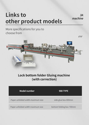 Mini-PLC-gesteuerte Ordner-Klebmaschine für Kleinkarton-Falt- und Kleblösungen
