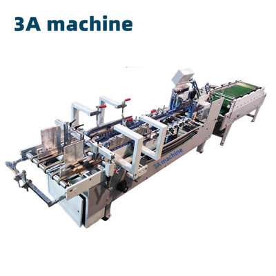 Seitenkleberklappmaschine 6*1*1.35M Folderklebermaschine für das Falt- und Kleben von Schnellboxen