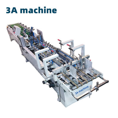 Seitenkleberklappmaschine 6*1*1.35M Folderklebermaschine für das Falt- und Kleben von Schnellboxen