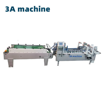 Seitenkleberklappmaschine 6*1*1.35M Folderklebermaschine für das Falt- und Kleben von Schnellboxen