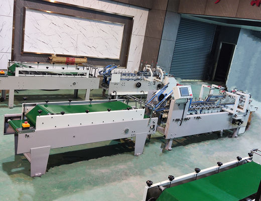 Seitenkleberklappmaschine 6*1*1.35M Folderklebermaschine für das Falt- und Kleben von Schnellboxen