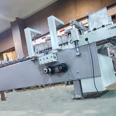 230 m/min Arbeitsgeschwindigkeit Halbautomatische Folderaufklebermaschine Mini Box Folderaufklebermaschine